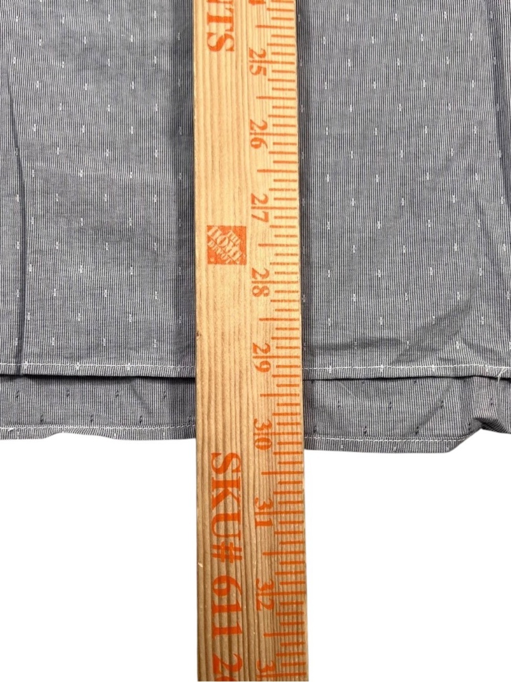 John Varvatos U.S.A. Slim Fit Star Button Dobby Stripe Dress Shirt Mens 17 34/35 - Picture 10 of 13